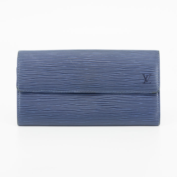 Louis Vuitton Epi Blue Sarah Wallet #1776 by Bolt Boutique