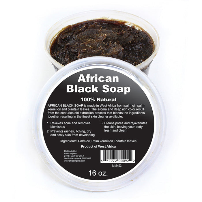 100% Authentic African Black Soap Paste – Deep Cleansing & Skin Detox by Duma Mbili LLC