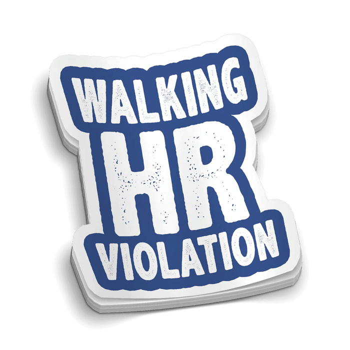 HR Violation Hard Hat Decal by Armed American Supply