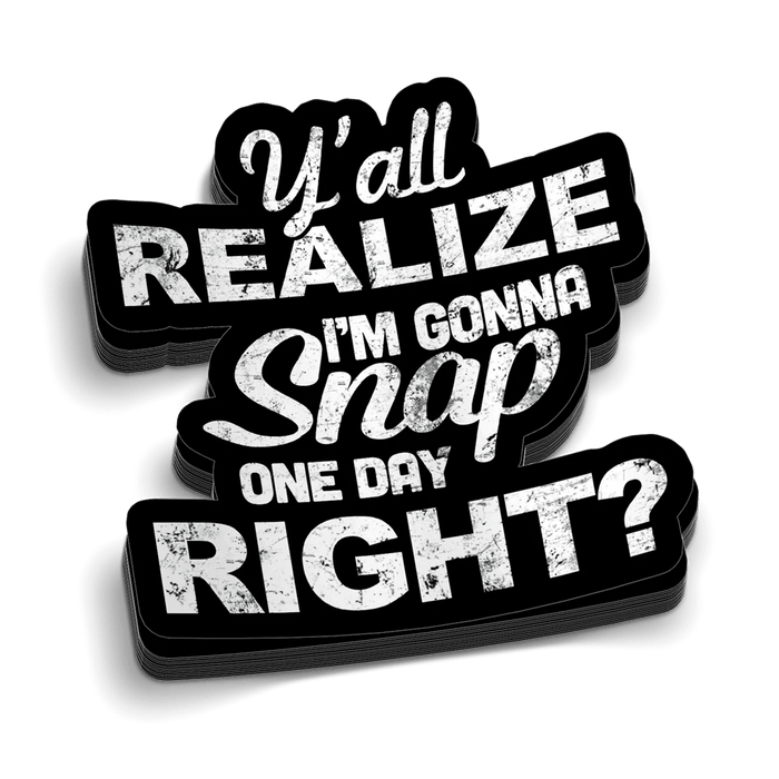Snap Someday Hard Hat Decal by Armed American Supply