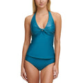 DKNY Twist-Front Halter Tankini Swim Top by Vanessa Jane