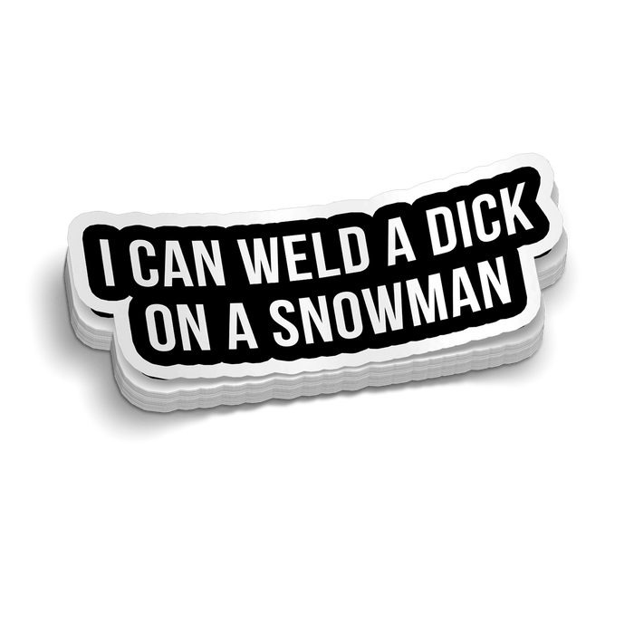 Weld A Snowman Hard Hat Decal by Armed American Supply