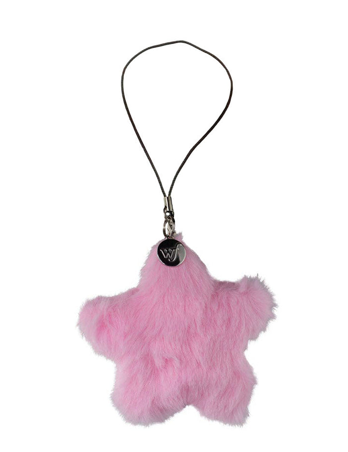 Fluffy Star Charm | Pink by Wildflower Cases