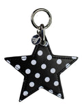 Polka Dot Star Charm | Black and White by Wildflower Cases