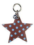 Polka Dot Star Charm | Brown and Blue by Wildflower Cases