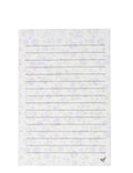 Lilac & Blue Floral Notepad by Wildflower Cases
