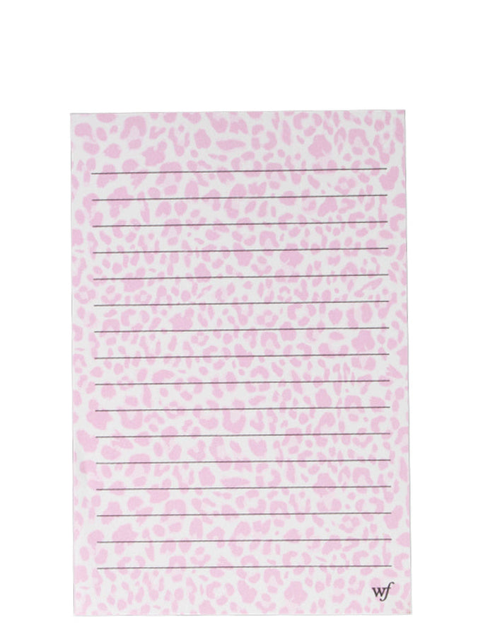 Pink Meow Notepad by Wildflower Cases