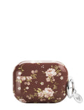 Brown Floral AirPods by Wildflower Cases