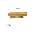Dural Beech wood ergonomic hand brush with pure natural bristles and cotton cord by Pasteur Pharmacy
