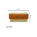 Dural Pear Wood Hand & Nails Brush With Pure Natural Bristles - 4/6 Rows by Pasteur Pharmacy