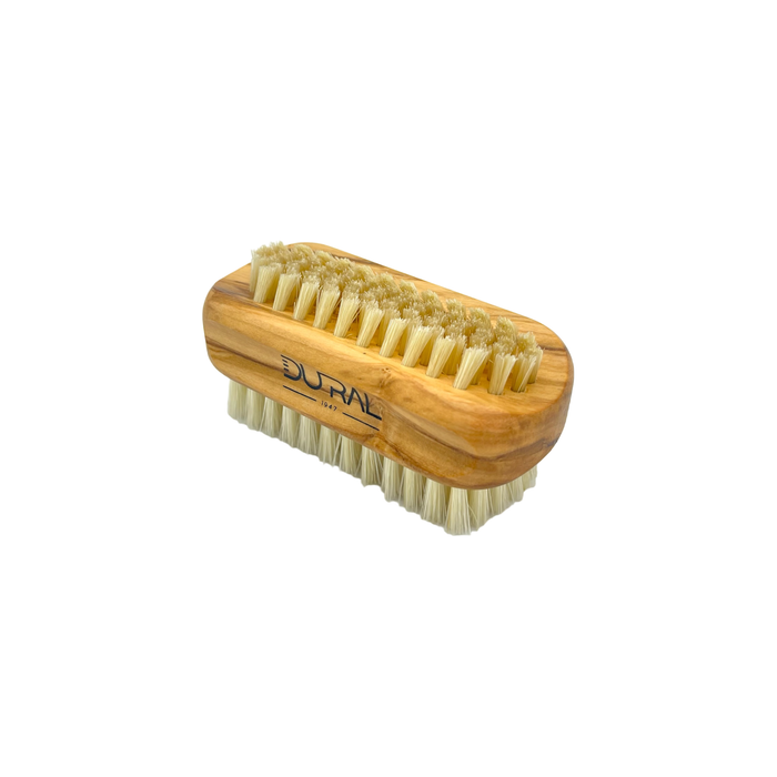 Dural Olive wood hand & nail brush with natural bristles - 6/8 rows 90mm by Pasteur Pharmacy