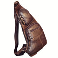 Genuine Leather Crossbody Sling Bag (Unisex) by DailySale