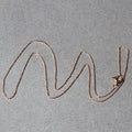 14k Rose Gold Diamond Cut Cable Link Chain 0.7mm by Bids.com