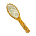 Dural Olive wood rubber cushion hair brush with wooden pins by Pasteur Pharmacy