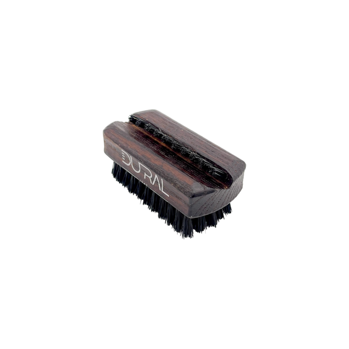 Dural Thermo Ash Wood Travel Size Nail Brush with Black Natural Bristles 58 mm by Pasteur Pharmacy