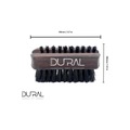 Dural Thermo ash wood travel size nail brush with black natural bristles 95 mm by Pasteur Pharmacy