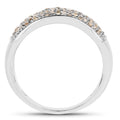 0.42 Carat Genuine White Diamond .925 Sterling Silver Ring by Bids.com