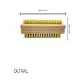 Dural plain Beech wood hand/nails brush with Tampico fiber -4/6 rows by Pasteur Pharmacy