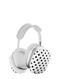 Polka Dot | White and Black Airpod Max Cover by Wildflower Cases