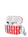 Red Gingham Hearts AirPods by Wildflower Cases