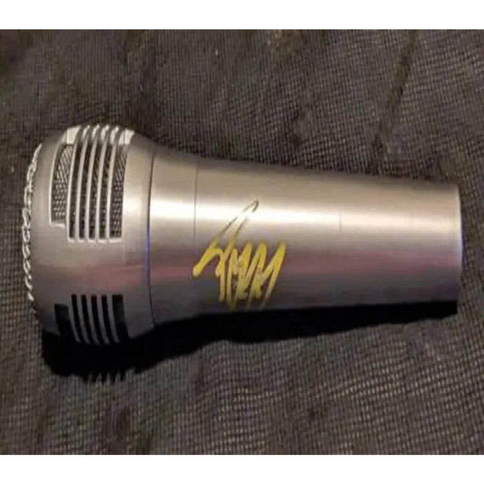 Post Malone autographed microphone with coa by Price Is Right Miami