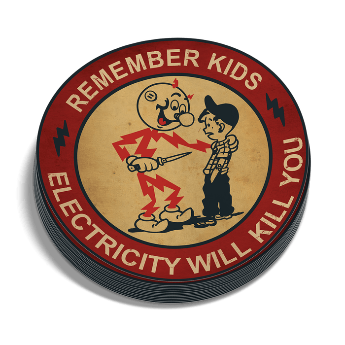 Remember Kids Hard Hat Decal by Armed American Supply