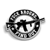 FAFO Round Hard Hat Decal