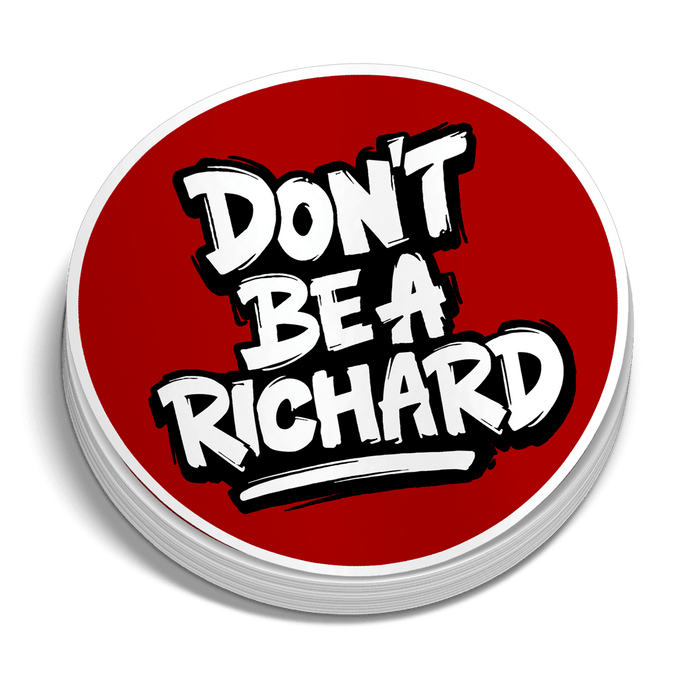 Richard - Hard Hat Decal by Armed American Supply