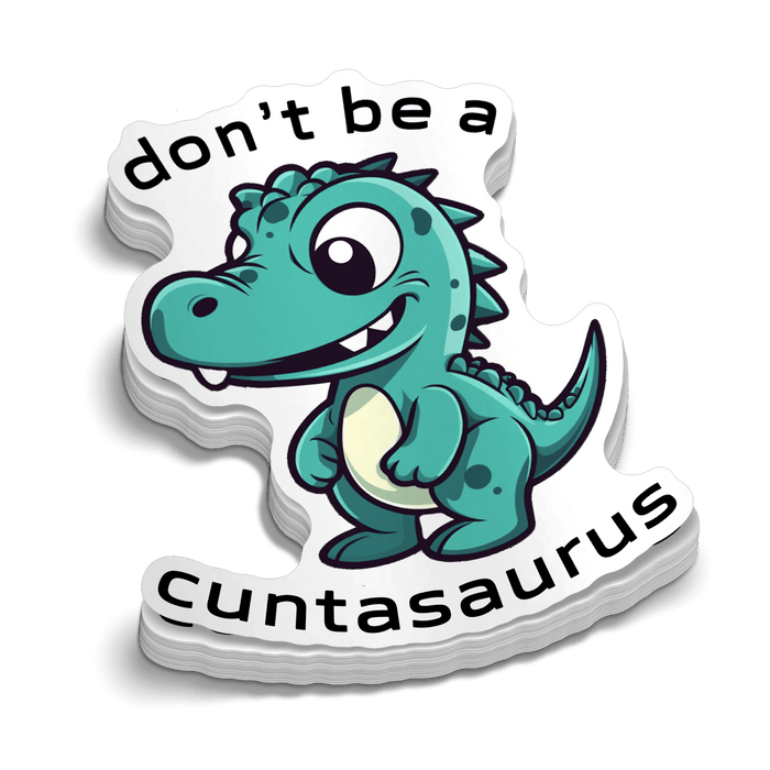 Cuntasarurus Hard Hat Decal by Armed American Supply