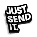 Just Send It Hard Hat Decal by Armed American Supply