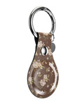 Brown Floral Airtag Case by Wildflower Cases