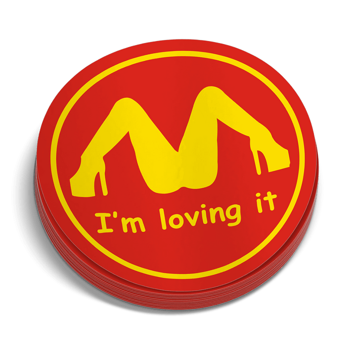 I'm Loving It Hard Hat Decal by Armed American Supply