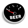 Beer Gauge Hard Hat Decal