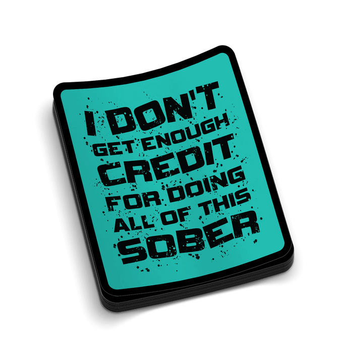 Sober Hard Hat Decal by Armed American Supply