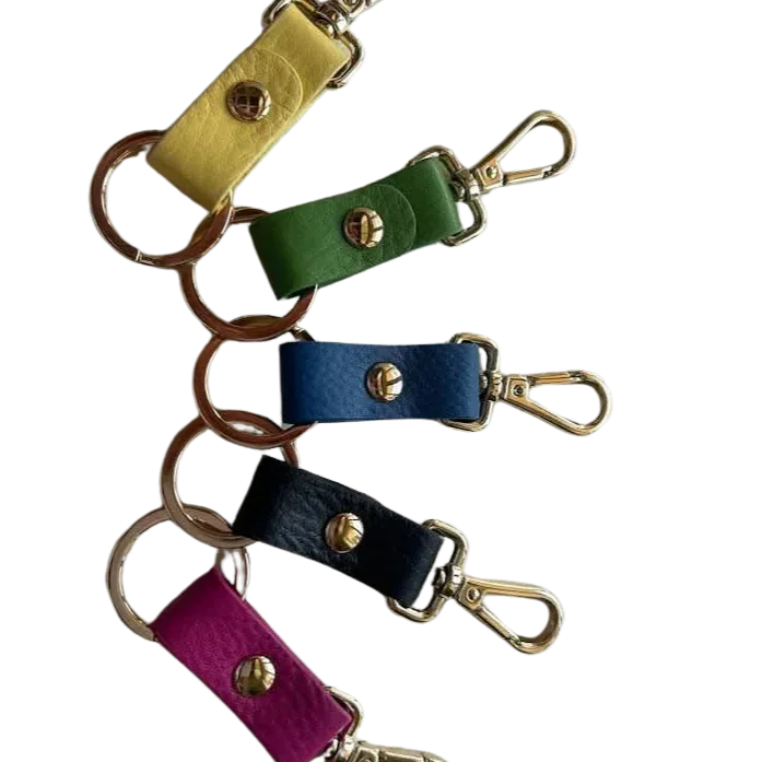 Sophia Full-Grain Leather Key Ring by MiamiLeathers.com