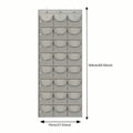 24-Grid Hanging Door Organizer – Space-Saving Nylon Storage with Clear Pockets by DailySale