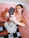 Pink Bunnies iPhone Case by Wildflower Cases