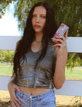 Pink Floral Stud iPhone Case by Wildflower Cases