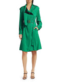 Coach Texture Drape Belted A-Line Shirtdress, Size 8 by Vanessa Jane