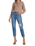 Levis Womens Cotton Wedgie Ripped Jeans - Athens Asleep, Size 30 by Vanessa Jane