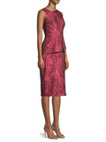 Aidan Mattox Floral Jacquard Cocktail Dress by Vanessa Jane