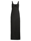 Aidan by Aidan Mattox Cutout Square Neck Gown by Vanessa Jane