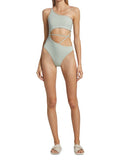 Jonathan Simkhai Stormi Strappy One-Piece Swimsuit, Size XS by Vanessa Jane