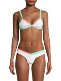 Peixoto Tina Ribbed Triangle Bikini Top by Vanessa Jane
