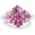 2.10 Carat Genuine Ruby .925 Sterling Silver Ring by Bids.com