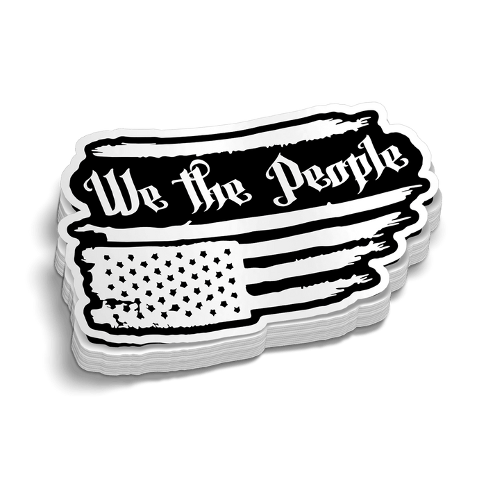 We The People Hard Hat Decal by Armed American Supply