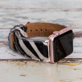 Zebra Apple Watch Band Series 11/10/9/8/7/6/5/4/ SE / Ultra 1/2/3 by Arleathercraft