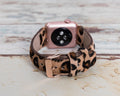 Leopard Apple Watch Band Series 11/10/9/8/7/6/5/4/ SE / Ultra 1/2/3 by Arleathercraft