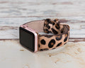 Leopard Apple Watch Band Series 11/10/9/8/7/6/5/4/ SE / Ultra 1/2/3 by Arleathercraft