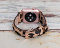 Leopard Apple Watch Band Series 11/10/9/8/7/6/5/4/ SE / Ultra 1/2/3 by Arleathercraft